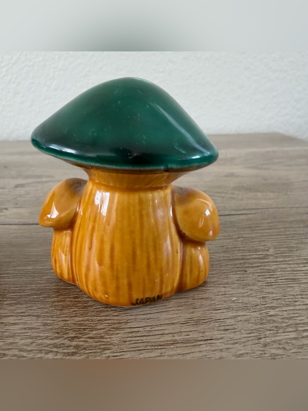 Vintage 70s Groovy Mushroom Salt & Pepper Shakers MCM Japan Mushroom Ware - Picture 3 of 10